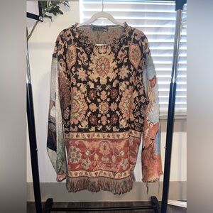 Infinite Pieces Wild West Tapestry Sweater